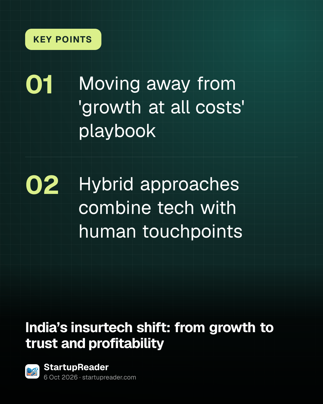 KEY POINTS. Moving away from 'growth at all costs' playbook; Hybrid approaches combine tech with human touchpoints.