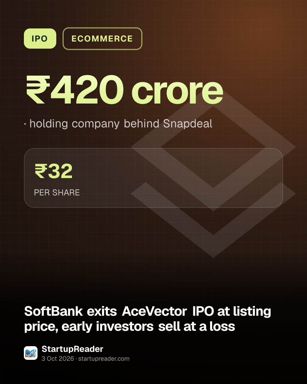 SoftBank exits AceVector IPO at listing price, early investors sell at ...